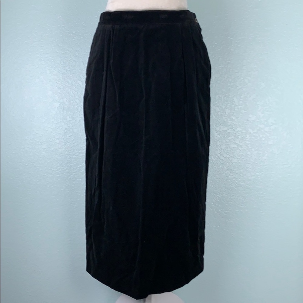 Union Made Vintage Velvet Skirt w Pockets 19PE